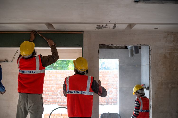 Equipamento e materiais utilizados em uma reforma